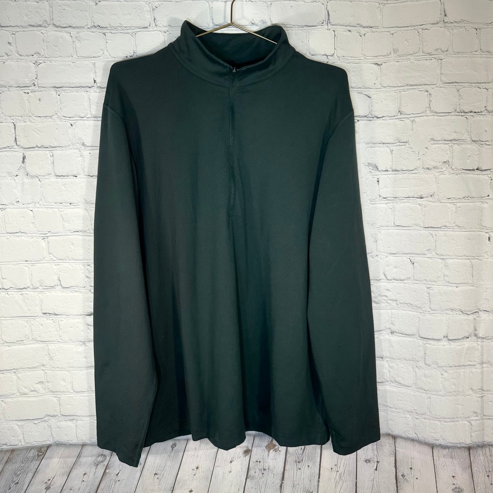 Lululemon Metal Vent Tech 1/2 Zip 2.0 Mens XL Dark Green Pullover LM3F45S READ!!